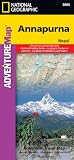 National Geographic Annapurna: Trails Illustrated Trekking Adventure Map (National Geographic Adventure Map) (National Geographic Map)
