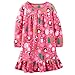 Carter's Big Girls' Long-sleeve Microfleece Christmas Nightgown