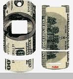 MONEY $100 DESIGN CELLET SKIN CELL PHONE COVER PROTECTOR DESIGN STICKER (With Screen Protector) for MOTOROLA KRZR K1