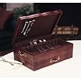 REED and BARTON FLATWARE CHESTS PROVINCIAL 1 DRAWER-MAHOGANY