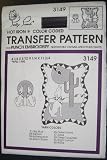 Hot Iron Transfer Pattern #3149 Southwestern Scene (For Puch Embroidery, Needlepoint Canvas, Textile Painting and other Crafts)