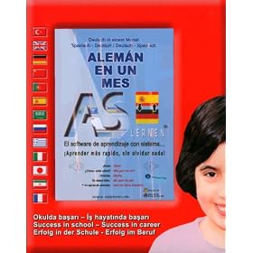 Aleman en un mes, CD-ROM Deutsch in einem Monat. Spanisch-Deutsch/Deutsch-Spanisch. F�r Windows 98/2000/XP/VISTA