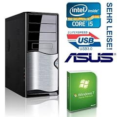 DEViLO PC 1230 - Intel Core i5-2400 Quadcore 4x 3100MHz | 4GB DDR3-1333 | 500 GB SATA2 | Intel HD Grafik onboard, DVI, VGA (FullHD) | 22xDVD-RW | ASUS P8H61-M LE/USB3(B3) rev3.0 | 6-Kanal-Sound | Gigabit-LAN | 420W | Microsoft Windows 7 Home Premium 64-Bit OEM