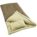 Coleman Sleeping Bag with Pillow - Khaki