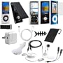 **15-Item SUPER ACCESSORY BUNDLE ** for Apple iPod Nano 5G 5th Gen Generation 8GB 16GB