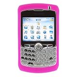 Durable Silicone Skin Soft Case Hot Pink for Blackberry 8300 8310 8320 8330 Curve