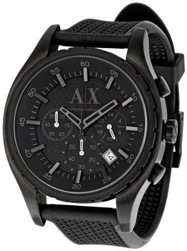Armani Exchange Black Out Chronograph Mens Watch 1139 Armani Exchange Black Out Chronograph Mens Watch 1139