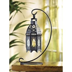 20 HANGING CANDLE LANTERN WEDDING CENTERPIECES WITH STANDS!