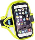 Armband for iPhone 6S and iPhone 6 (4.7 screen), Galaxy S4, Galaxy S3 and more - Reflective Yellow