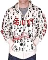 SMET by Christian Audigier Ed Hardy Mens Cotton Crow Hoodie Shirt Born on the Streets
