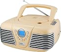 Elta 6699 Stereo Radio (CD/MP3/WMA-Player, UKW-/MW-Tuner, 50 Watt PMPO) cremeweiß
