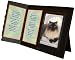 If Tears Could Build a Stairway Poem - Pet Loss Sympathy Picture Frame Gift and Memorial Keepsake, Black with Foil Accent