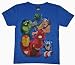Search : Marvel Heroes Royal Blue T-shirt for Boys