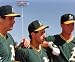 JOSE CONSECO-WALT WEISS-MARK MCGWIRE OAKLAND ATHLETICS 8X10 SPORTS ACTION PHOTO