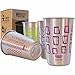 Healthy Human Stainless Steel Cups - Retro Color 16oz (4 Pack) Ideal Beer Pints, Iced Tea Tumblers, Wine & Water Mugs, Camping Cup - Bar Set. - Retro Style