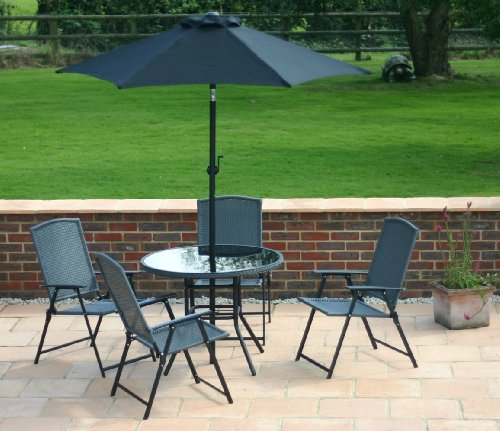 Vienna Wicker Patio Set – 6 Pcs