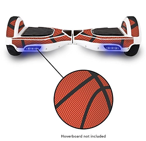 Balance Board Hover Scooter Skin Wrap â— Protective Adhesive Peel Stick Vinyl Decal â— Mini Balancing Hovering Board Scooter 2 Wheel Self Balancing Unicycle Cover Sticker â— (Basketball)