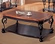 Ornate Leaf Coffee Table By Coaster Furniture