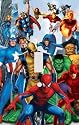 Comic Book Superstars Decorative Switchplate Cover