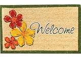 Tropix Hibiscus Welcome Outdoor Mat