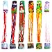 Trademark 80-4260 Festive 6-pack of Seasonal Decorative Windsocks
