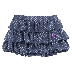 3Pommes Girl Printed Veil and Jersey Lined Balloon Skirt (Dark Blue, 2 Years)