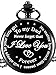 Dad Gift from Daughter to Father Engraved Pocket Watch - No Matter How Much Time Passes, I Will Always Be Your Little Girl (Black)