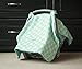 Carseat Canopy (Hayden) Baby Infant Car Seat Cover W/attachment Straps and Minky Fabric