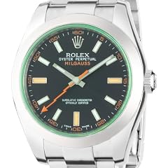 [ロレックス]ROLEX ミルガウス グリーン ブラック文字盤 SS 腕時計 Ref.116400GV メンズ 【並行輸入品】