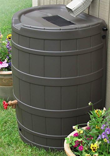 Rain Barrel in Oak Wood Finish