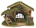 Wood Nativity Stable - 12.5"(Length)x8.8"(Height)