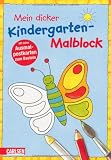 Mein dicker Kindergarten-Malblock: Mit tollen Ausmalpostkarten zum Basteln
