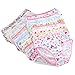 ESHOO Kids Baby Girls Cute Underwear Briefs Knickers 0-12 Years (6 Pack Randomly Sent)