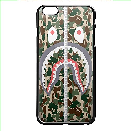 Bape Shark Camo Army for iPhone 6/6s Black Case