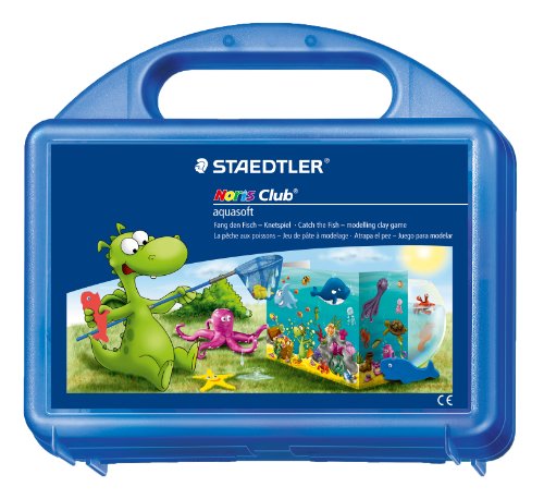 Staedtler 8415 08 - Knete aquasoft Noris Club Koffer Angelspiel