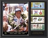 Rick Mears Sublimated 12x15 Plaque | Details: 4-time Indianapolis 500 Champion, 4 Replica Ticket