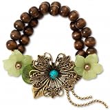 Decree Wood Stretch Bracelet