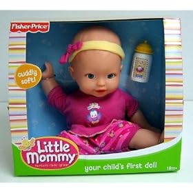 <b>Little Mommy: Your Childs First Doll - Pink shirt and pink-striped pants</b>