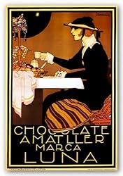 Chocolate Amatller Marca Luna by Rafael Penagos Zalabardo 38.875"x26.25" Art Print Poster
