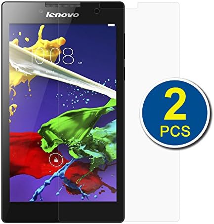 BIRUGEAR Lenovo Tab 2 A7-30 Screen Protector, ( 2-Pack) Premium HD Crystal Clear LCD Screen Protector for Lenovo Tab 2 A7-30 (A3300) 7 inch 2015 2 Gen Android 4.4 Tablet