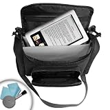 Protective Nook Carrying Case & Travel Bag for Barnes & Noble Nook HD+ , Nook Simple Touch with GlowLight , Nook Color eBook Reader , Nook Tablet and Accessories ** Includes Accessory Bag and Cleaning Cloth ** ~ Accessory Genie