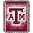 Texas A&M Aggies NCAA Triple Woven Jacquard Throw (019 Focus) (48x60")"