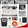 Olympus Stylus TOUGH-6000 Shockproof & Waterproof Digital Camera (White) + 2GB xD Card + Spare Li-50B Battery + Case + Cameta Bonus Accessory Kit