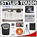 Olympus Stylus TOUGH-6000 Shockproof & Waterproof Digital Camera (White) + 2GB xD Card + Spare Li-50B Battery + Case + Cameta Bonus Accessory Kit