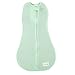 Woombie True Air Summer Baby Swaddling Blanket - Soothing, Vented Cotton Baby Swaddle - Wearable Baby Blanket, Mojito Mint, 5-13 lbs