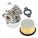 HIFROM Replace Carburetor Carb kit for Tecumseh 631067 631067A 632076 631828 H50 H60 HH60 with Air Filter 30727 30604 John Deer AM30900 Cub Cadet 488619 488619-R1 Lesco 050113
