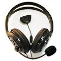 Black xbox 360 headphones headset with microphone live chat, black xbox headphones, XBox 360 Large Style Headset (Earphone & Microphone) For xBox 360 Online Gaming with Foam Ear Pieces for Comfort and Adjustable Mic Arm & Volume Control