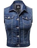 Awesome21 Women's Nice Stone wash Trucker Denim Jackets