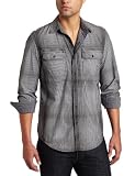 Calvin Klein Jeans Men's Pioneer Square Gingham Long Sleeve Woven Shirt