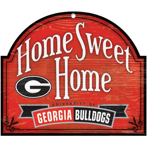 NCAA Georgia Bulldogs 11 Home Sign